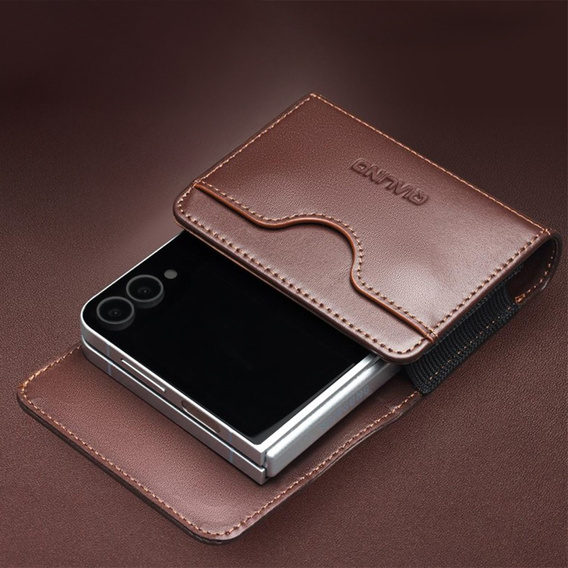 QIALINO Curea din piele pentru smartphone-uri pliabile