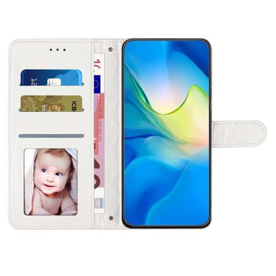 Cu clapetă pentru Oppo A38 4G / Oppo A18 4G, Wallet, BINFEN COLOR, bej