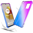 Husa pentru Motorola Moto G73 5G, Gradient Dropproof, Violet / albastru