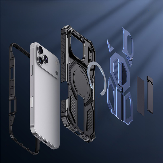 Husă de protecție compatibilă cu MagSafe, cu suport pentru iPhone 17 Pro