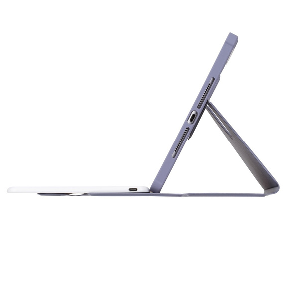 Husă pentru tastatură pentru iPad 11" 2025 A16 (11 gen.) / iPad 10.9" 2022 (10 gen.), Rotary 360° Leather, violet