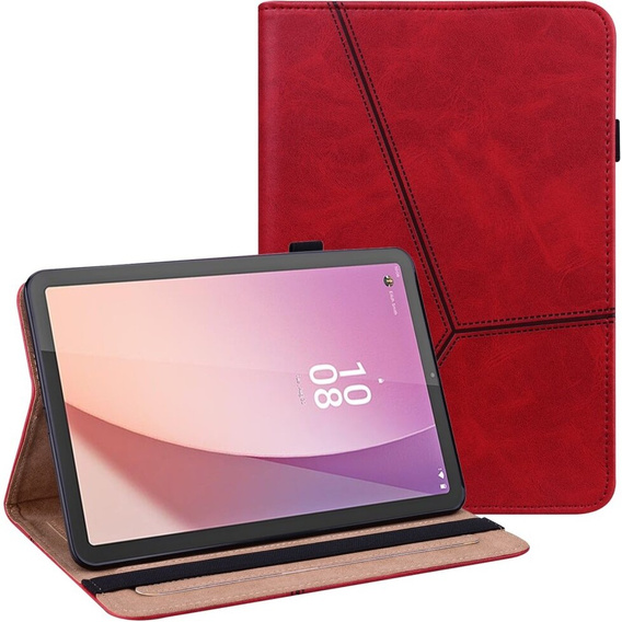 Husă pentru Lenovo Tab M9, Classic, cu spațiu pentru stylus, roșu