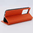Husă din piele pentru Samsung Galaxy S20 Ultra, ERBORD Grain Leather, portocaliu