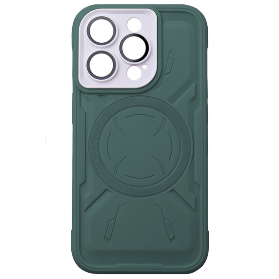 Husă pentru iPhone 15 Pro, ERBORD Armor Mag, verde