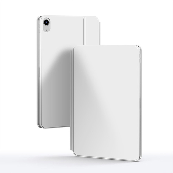 Husă de tastatură pentru iPad 10.9" 2022 (10 gen.) / iPad 11" 2025 A16 (11 gen.), Magnetic Keyboard Touchpad, alb