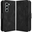 Cu clapetă pentru Infinix Hot 50 Pro 4G, Card Slot, negru