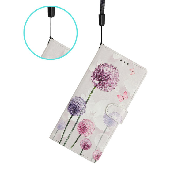 Cu clapetă pentru Samsung Galaxy A36 5G, Wallet, Dandelion