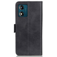 Cu clapetă pentru Motorola Moto E13, Wallet, negru
