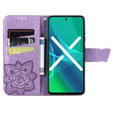 Cu clapetă pentru Infinix Note 30 VIP, Butterfly, violet