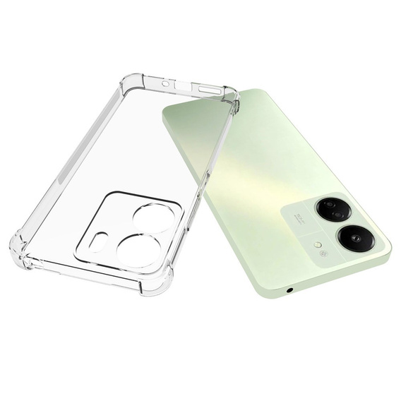 Huse pentru Xiaomi Redmi 13C / Poco C65, Dropproof, transparentă