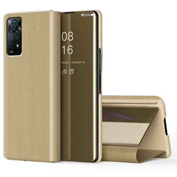 Huse pentru Xiaomi Redmi Note 11 Pro 4G / 5G, Clear View, de aur