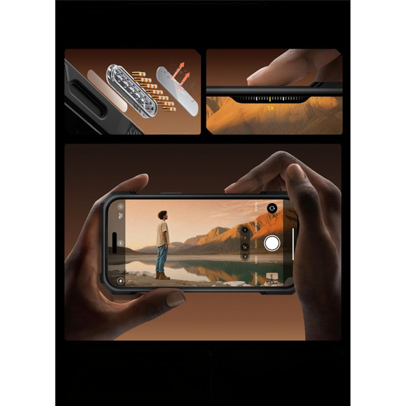 Carcasă Supcase pentru iPhone 17 Pro Max, Unicorn Beetle Grip Mag, negru