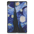 Husă pentru Samsung Galaxy Tab S6 Lite, Smartcase, painted pattern