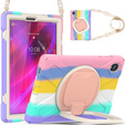 Husă pentru copii pentru Lenovo Tab M10 Plus TB-X606F, blindată cu curea, multicolor