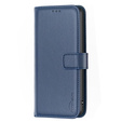Cu clapetă pentru Samsung Galaxy A55 5G,BINFEN Wallet, albastru