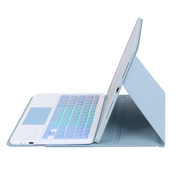 Husă cu tastatură Bluetooth iluminată și touchpad pentru Samsung Galaxy Tab S11