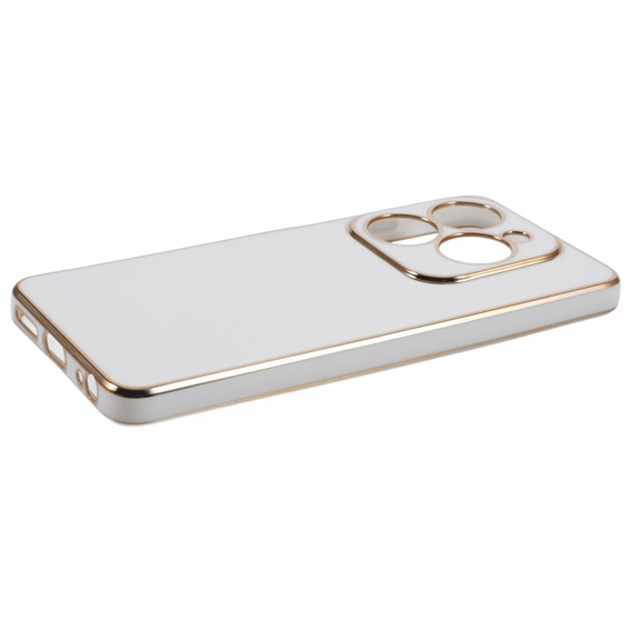 Husă pentru Infinix Hot 40i, Glamour CamShield, alb