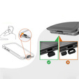 Husă pentru iPhone 17 Pro Max, IP68 rezistentă la apă, SHELLBOX MagSafe, negru