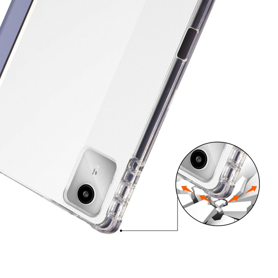 Husă pentru Lenovo Tab M11, Smartcase Hybrid, cu spațiu pentru stylus, violet