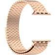 Brățară din oțel pentru Apple Watch 1/2/3/4/4/5/6/6/7/8/SE/ULTRA 42/44/45/49 MM - roz rose gold