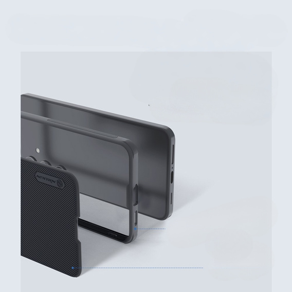 Husa NILLKIN pentru Samsung Galaxy S24, Frosted Shield, pentru MagSafe, negru