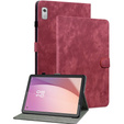 Huse pentru Lenovo Tab M9, Wallet Pen Slot, roșu