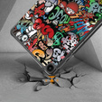Husă pentru Huawei MatePad SE 10.4 2022, Smartcase, graffiti
