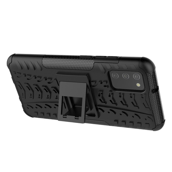 Huse pentru Samsung Galaxy A02s, Tire Armor, negru