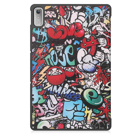 Husă pentru Lenovo Tab P11 Gen 2 TB350FU TB350XU 11.5", Smartcase, graffiti