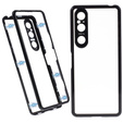 Husa pentru Sony Xperia 1 V, Magnetic Dual Glass, negru
