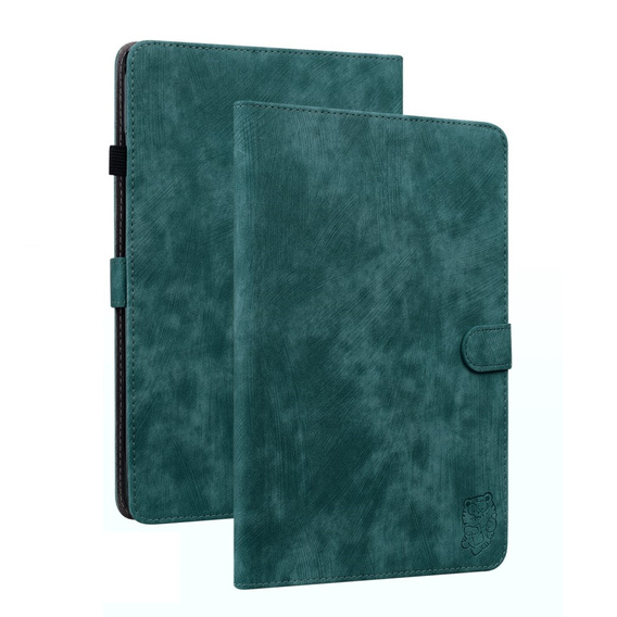 Huse pentru Lenovo Tab M9, Wallet Pen Slot, verde