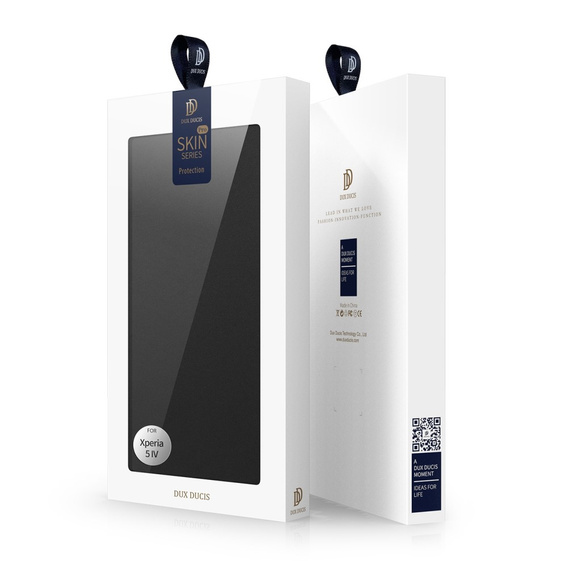 Dux Ducis Huse pentru Sony Xperia 5 IV 5G, Skinpro, negru