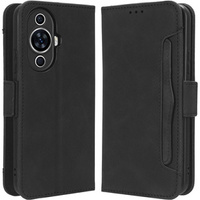 Cu clapetă pentru Huawei Nova 11 Pro, Card Slot, negru