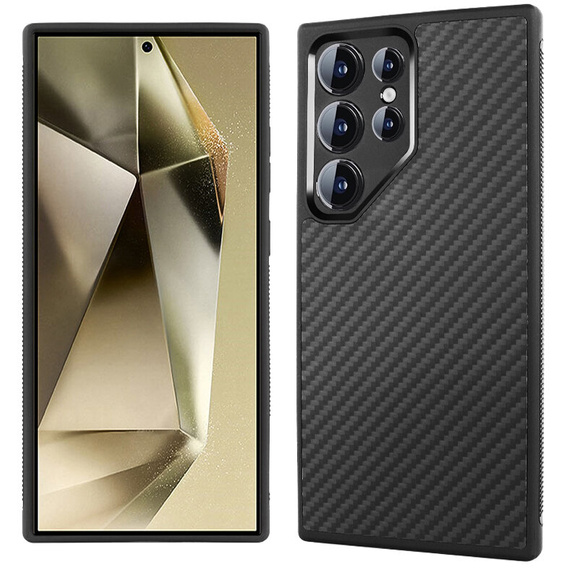 Husă pentru Samsung Galaxy S24 Ultra, ERBORD KevlarGuard, negru