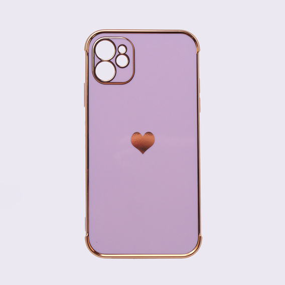 Huse pentru Apple iPhone 11, Electro heart, violet