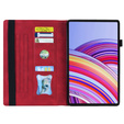 Husă pentru Xiaomi Redmi Pad Pro / Xiaomi Poco Pad, Classic, cu spațiu pentru stylus, roșu