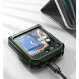 Husa blindată pentru Samsung Galaxy Z Flip 5 5G, Dexnor Clip Holder, verde