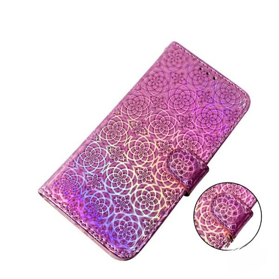 Cu clapetă pentru Oppo A17, Wallet mandala, roz