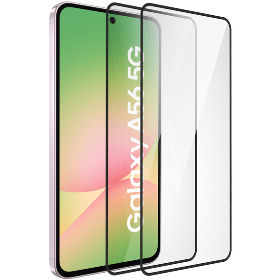 2x sticlă călită ERBORD 3D pentru Samsung Galaxy A56 5G pentru întregul display