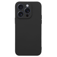 Husa pentru iPhone 15 Pro, Silicone Lite, negru