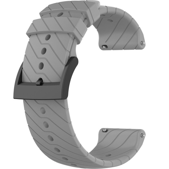 Curea universală din silicon 22mm, gri