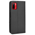 Cu clapetă pentru Ulefone Note 12P, Wallet Litchi Magnet, negru