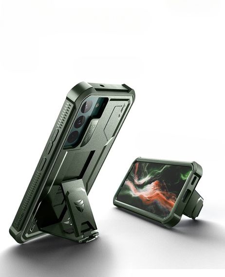 Husă blindată pentru Samsung Galaxy S22, Dexnor Full Body, verde