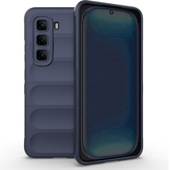 Huse pentru Infinix Hot 50 Pro 4G, Gaming Shockproof, albastru închis