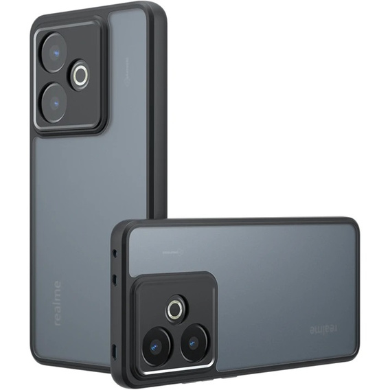 Huse pentru Realme GT 7 / 7T, Fusion Hybrid, transparent / negru