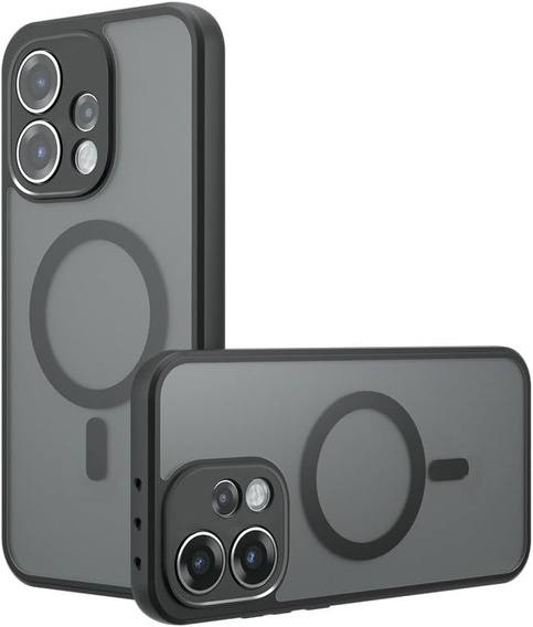 Husă MagSafe ERBORD Matt pentru Oppo Reno 15, negru