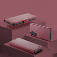 Husa cu clapetă CASEME pentru Samsung Galaxy A54 5G, Litchi Wallet, roșu