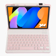 Tastatura Bluetooth pentru Lenovo Idea Tab 11" 2025 TB336FU TB336ZU, roz