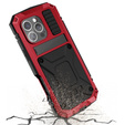 Husă blindată pentru iPhone 16 Pro, R-JUST, roșu