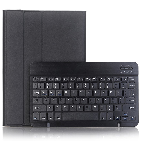 Carcasă + tastatură Apple iPad Air 11" 6 gen. 2024, Leather Pen Slot, negru